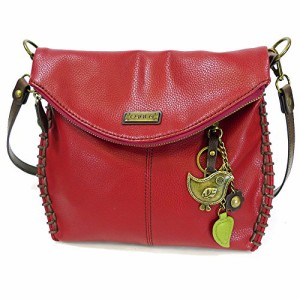 chala バッグ パッチ CHALA Charming Crossbody Bag Shoulder Handbag With Flap Top and Zipper Burgundy (Met