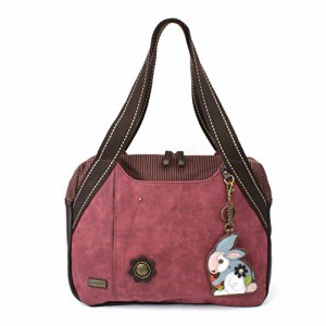 chala バッグ パッチ Chala Bowling Bag - Rabbit - Burgundy