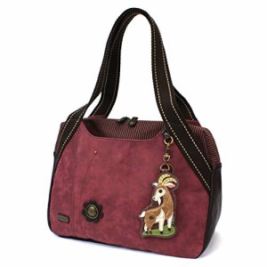 chala バッグ パッチ Chala Bowling Bag Burgundy - Goat