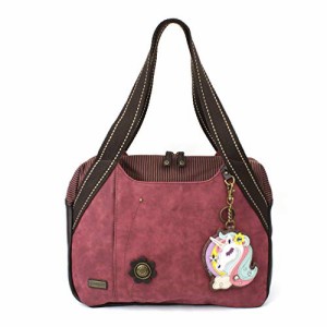 chala バッグ パッチ Chala Bowling Bag - Unicorn - Burgundy