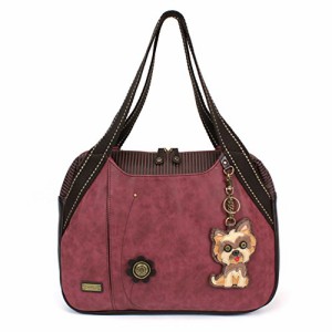 chala バッグ パッチ CHALA Handbag Shoulder Purse Tote Bag Burgundy (Yorkshire Burgundy)