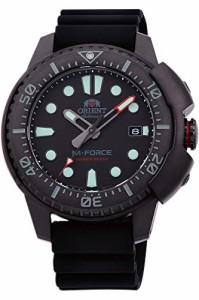 腕時計 オリエント メンズ Orient M-Force Automatic Black Dial Men's Watch RA-AC0L03B00B