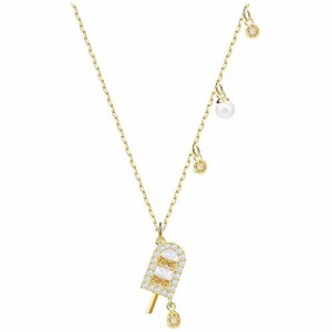 スワロフスキー ネックレス クリスタル Swarovski Womens No Regrets Ice Cream Pendant Necklace L