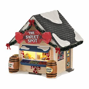 デパートメント56 Department 56 置物 Department 56 Ceramic Snow Village The Sweet Spot Lit House, 5.43