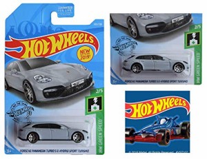 ホットウィール マテル ミニカー Hot Wheels 2019 Green Speed Porsche Panamera Turbo S E Hybird Spo