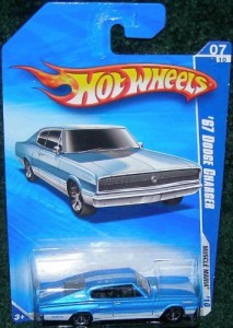 ホットウィール Hot Wheels ’67ダッジ・チャージャー マッスルマニア '10 07/10 ブルー Dodge Charger ビ