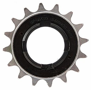 スプロケット フリーホイール ギア SHIMANO DX BMX Single Speed Freewheel - Silver, 18 Teeth