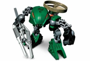 レゴ バイオニクル LEGO Bionicle Rahaga Mini Figure Set #4879 Iruini (Green)