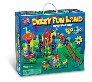 知育玩具 パズル ブロック Learning Resources Gears! Gears! Gears! Dizzy Fun Land, Motorized Gears To