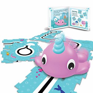 知育玩具 パズル ブロック Learning Resources Coding Critters Go Pets Dipper the Narwhal - 14 Pieces,