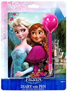 アナと雪の女王 アナ雪 ディズニープリンセス Disney Frozen Diary & Pen Set Anna & Elsa