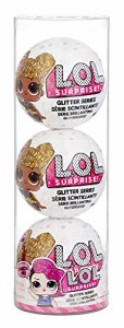 エルオーエルサプライズ 人形 ドール L.O.L. Surprise! Glitter Series Style 3 Dolls- 3 Pack, Each