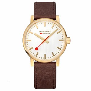 腕時計 モンディーン 北欧 evo2, 40mm, Golden Watch Brown Leather Strap