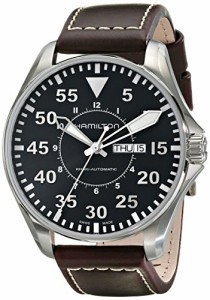 腕時計 ハミルトン メンズ Hamilton Men's H64715535 Khaki Pilot Black Dial Watch