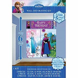 アナと雪の女王 アナ雪 ディズニープリンセス Disney Frozen Wall Decoration Kit - 1 Pc