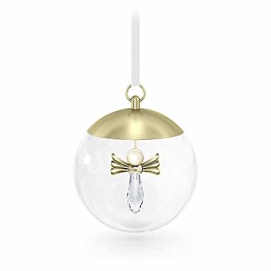 スワロフスキー クリスタル 置物 SWAROVSKI Holiday Magic Crystal Angel Ball Ornament, Christmas