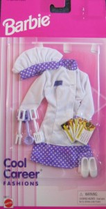 バービー バービー人形 バービーキャリア Barbie Cool Career Fashions Chef Outfit Set