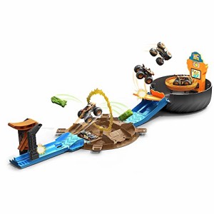 ホットウィール Hot Wheels モンスタートラック スタントタイヤプレイセット モンスタートラック