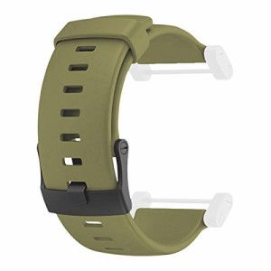 腕時計 スント アウトドア Suunto Core Accessory Strap Olive Green One Size Rubber Band Black PVD Buc