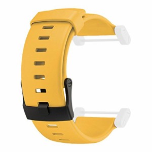 腕時計 スント アウトドア Suunto Core Accessory Strap Golden Yellow One Size Rubber Band Black PVD B