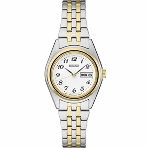 腕時計 セイコー レディース SEIKO SUR438 Watch for Women - Essentials - Brilliant White Dial, Day/D