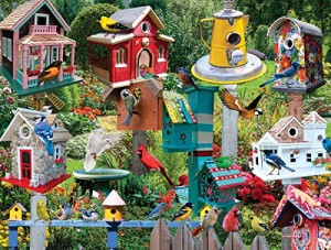 ジグソーパズル 海外製 アメリカ White Mountain Puzzles Birdhouse Village - 500 Piece Jigsaw Puzzl