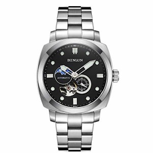 腕時計 ビンルン メンズ BINLUN Men’s Wrist Watch Mechanical Automatic Watches Waterproof Stainless 