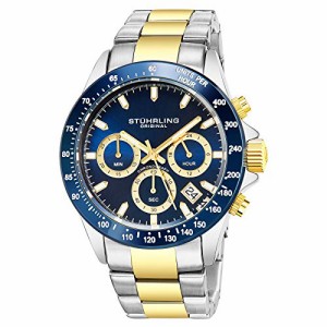 腕時計 ストゥーリングオリジナル メンズ St?hrling Original Men’s Chronograph Watch, Stainl