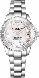 腕時計 ストゥーリングオリジナル レディース Stuhrling Women's Dive Watch with Stainless Ste