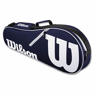 テニス バッグ ラケットバッグ WILSON Advantage II Tennis Bag - Navy/White
