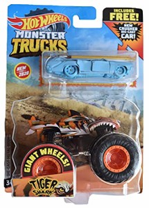 ホットウィール Hot Wheels モンスタートラック タイガーシャーク クラッシュドダイキャストカー 