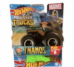 ホットウィール Hot Wheels モンスタートラック サノス THANOS マーベル MARVEL 72/75 ダイキャストメタ