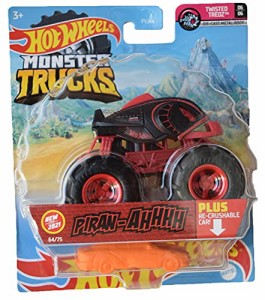 ホットウィール Hot Wheels モンスタートラック Piran AHHHH64/75 TWISTED TREDZ06/06 ダイキャストメタルボデ