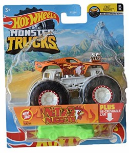 ホットウィール Hot Wheels モンスタートラック ニトロナゲット65/75 ファストフーディ05/06 ダイキャ