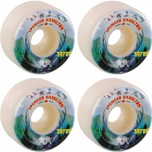 ウィール タイヤ スケボー Satori Movement Spencer Hamilton Canada White Skateboard Wheels - 53mm 101