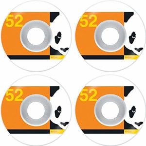 ウィール タイヤ スケボー Enjoi Skateboards Box Panda White/Orange Skateboard Wheels - 52mm 99a (Set