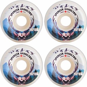 ウィール タイヤ スケボー Satori Movement Spencer Hamilton Canada White Skateboard Wheels - 54mm 101