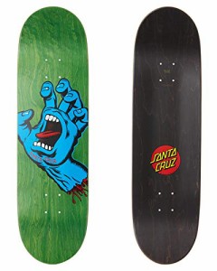 デッキ スケボー スケートボード SANTA CRUZ 8.8'' x 31.95'' Skateboard Deck - Screaming Hand, Gree