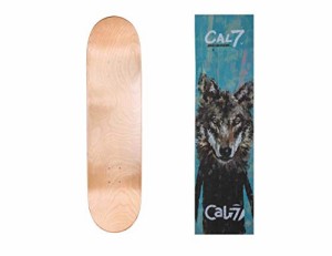 デッキ スケボー スケートボード Cal 7 Natural Skateboard Deck with Graphic Grip Tape | 7.75, 8, 8