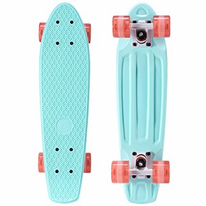 スタンダードスケートボード スケボー 海外モデル Playshion Complete Skateboards 22 Inches 