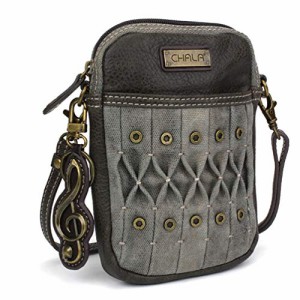 chala バッグ パッチ Chala Cell Phone Crossbody Purse - Handbag with Adjustable Strap - Clef Keychain - O