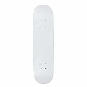 デッキ スケボー スケートボード Moose D067 Blank Skateboard Deck, Dipped White, 7.75"