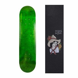 デッキ スケボー スケートボード Cal 7 Green Skateboard Deck with Graphic Grip Tape | 7.75, 8, 8.2