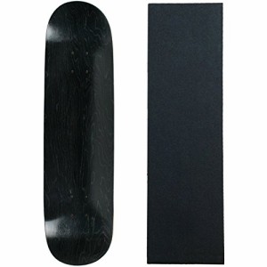 デッキ スケボー スケートボード Moose Skateboard Deck Blank Stained Black 7.5" Target Grip