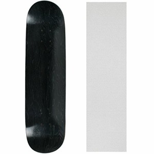 デッキ スケボー スケートボード Moose Skateboard Deck Blank Stained Black 7.5" Clear Grip