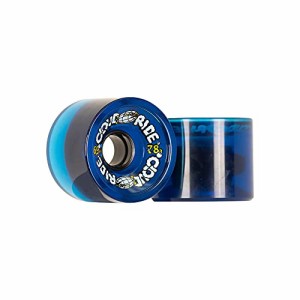 ウィール タイヤ スケボー Cloud Ride! Wheels Cruiser 69mm 78A Longboard Wheels, Clear Midnight Blue