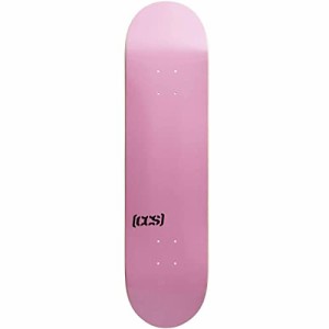 デッキ スケボー スケートボード [CCS] Logo Skateboard Deck Pink 8.50"