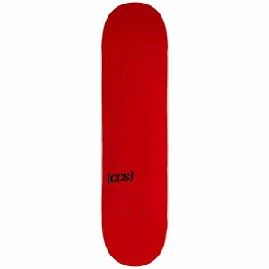 デッキ スケボー スケートボード [CCS] Logo Skateboard Deck Red 7.50"