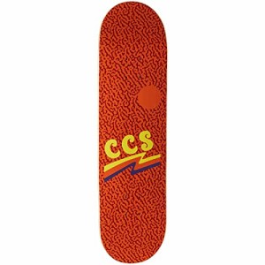 デッキ スケボー スケートボード [CCS] Wavy Times Skateboard Deck Orange 7.75"