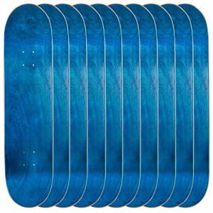 デッキ スケボー スケートボード Cal 7 Blank Maple Skateboard Decks (Bundle of 10) (7.75 Inch, Blu